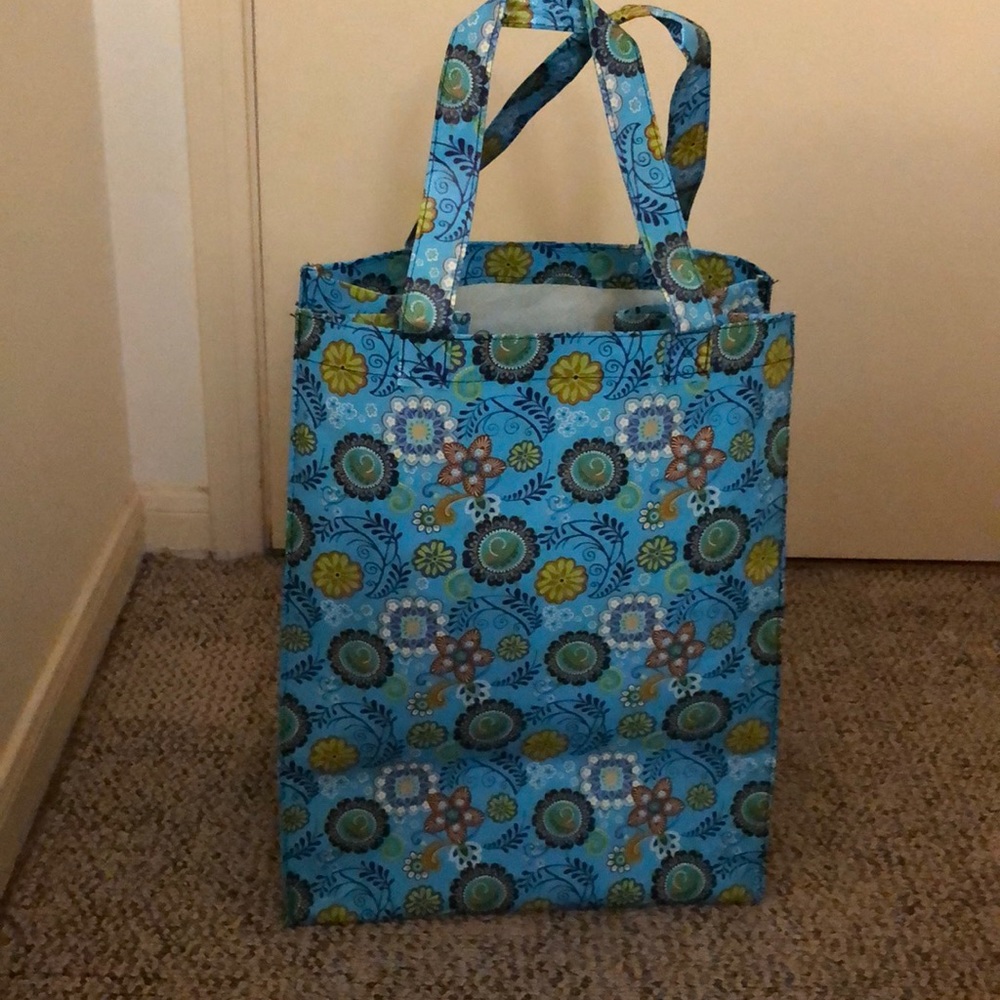 New Reusable Polywoven Plastic Tote.